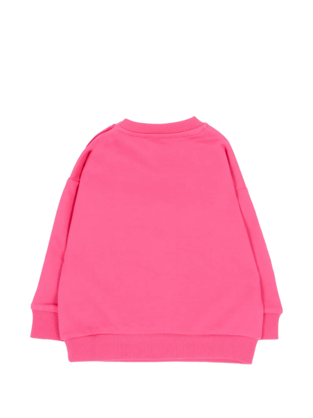 Moschino Kids Sweater met logoprint Roze
