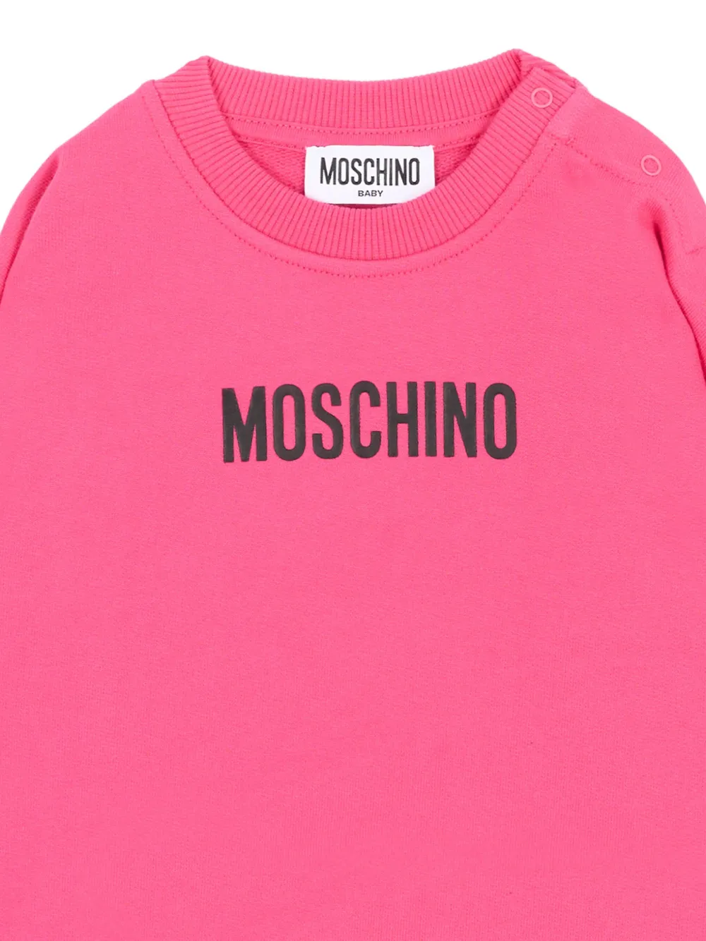 Moschino Kids Sweater met logoprint Roze
