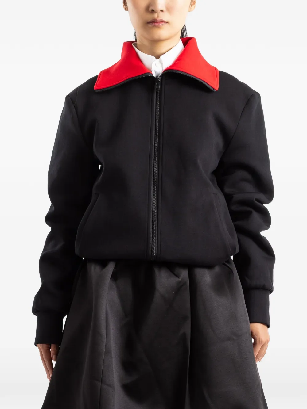 LII reversible high-neck bomber jacket