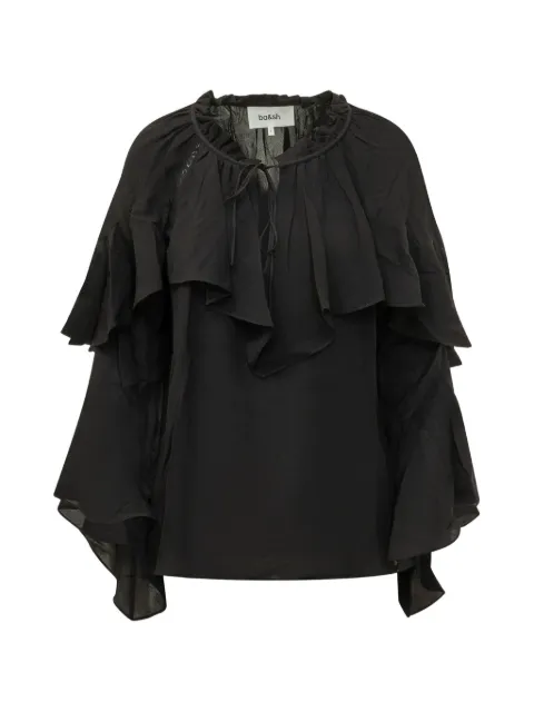 Ba&Sh Betty ruffled V-neck blouse