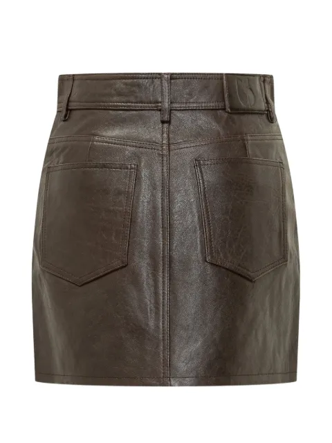 Ba&Sh Bango wrap-style A-line short skirt
