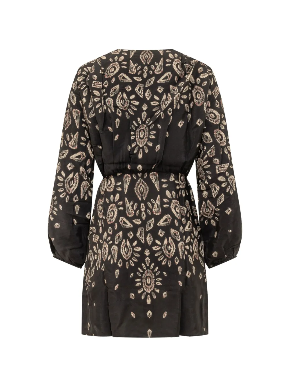 Ba&Sh Beona geometric-print mini dress Zwart