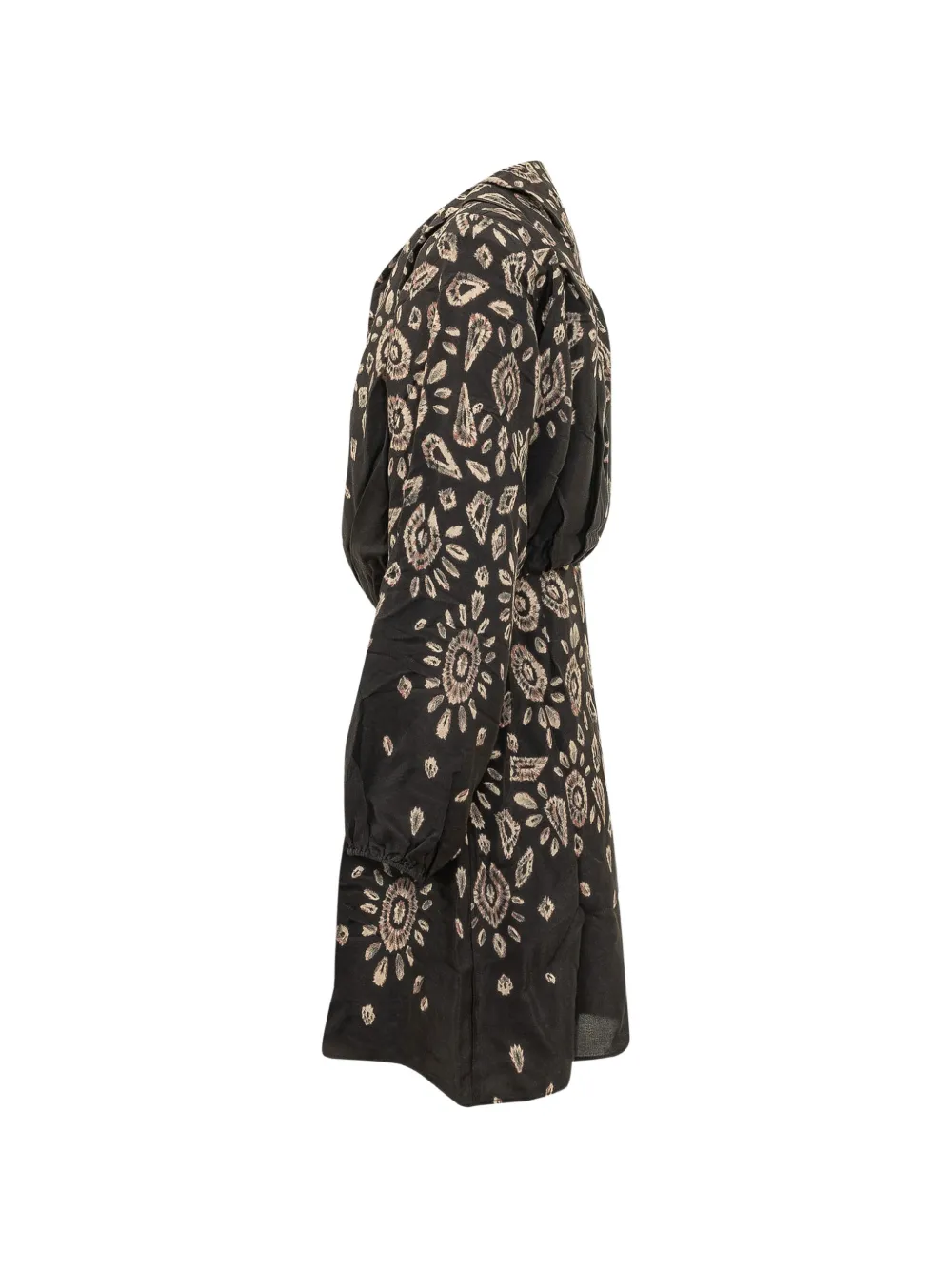 Ba&Sh Beona geometric-print mini dress Zwart