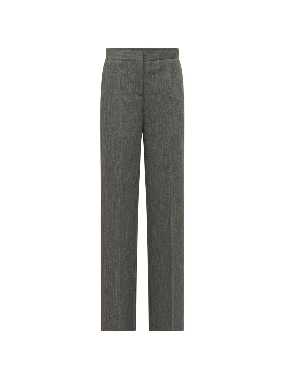 Msgm Straight-leg Tailored Trousers In Gray