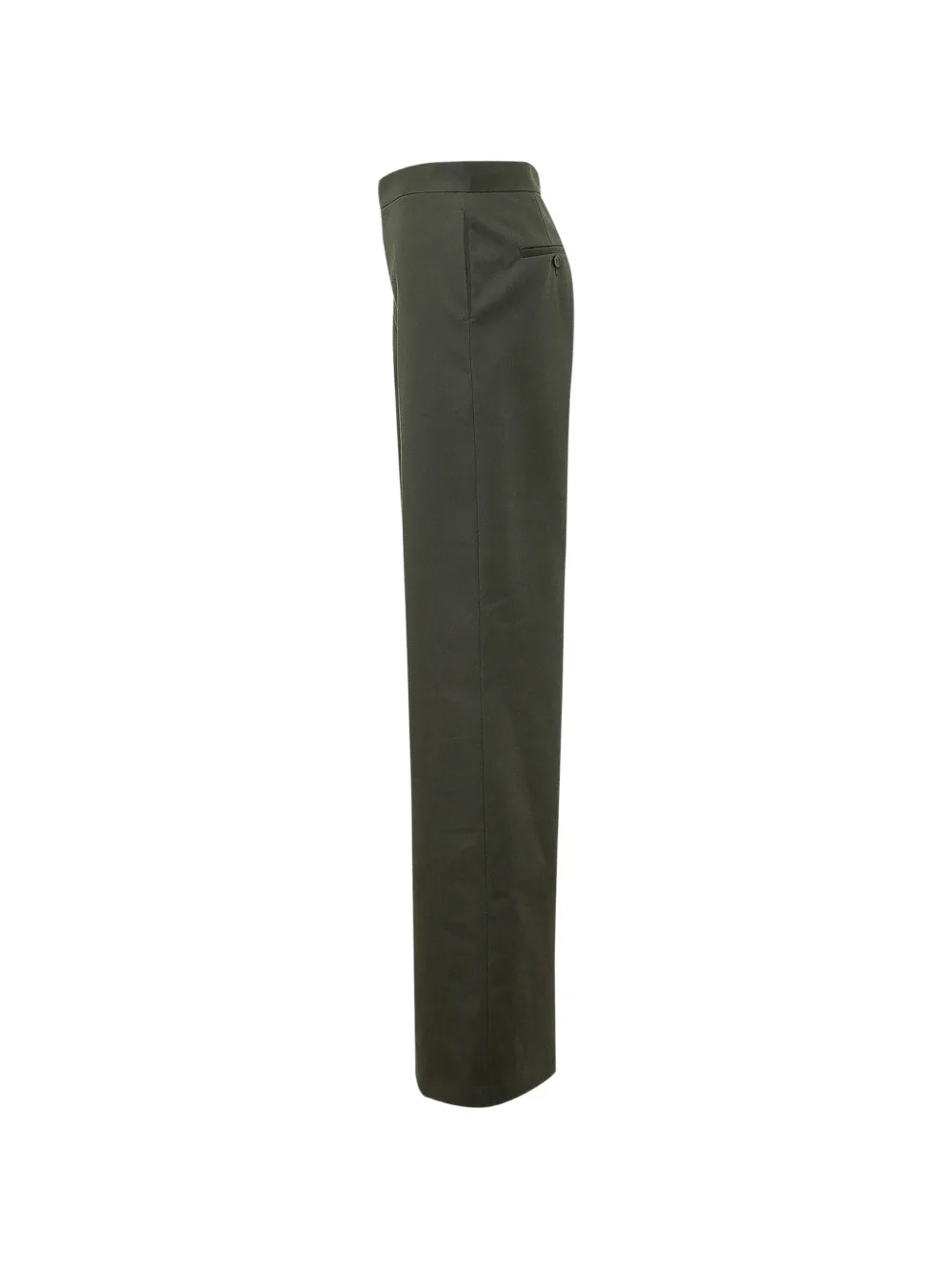 MSGM wide-leg tailored trousers Groen