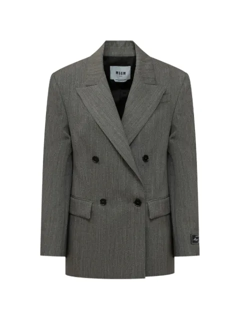 MSGM double-breasted blazer