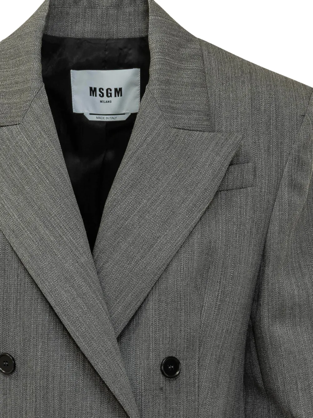 MSGM double-breasted blazer Grijs