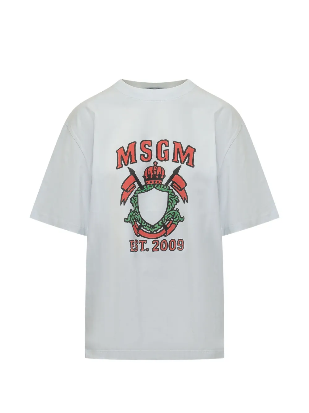 MSGM logo-print T-shirt Wit