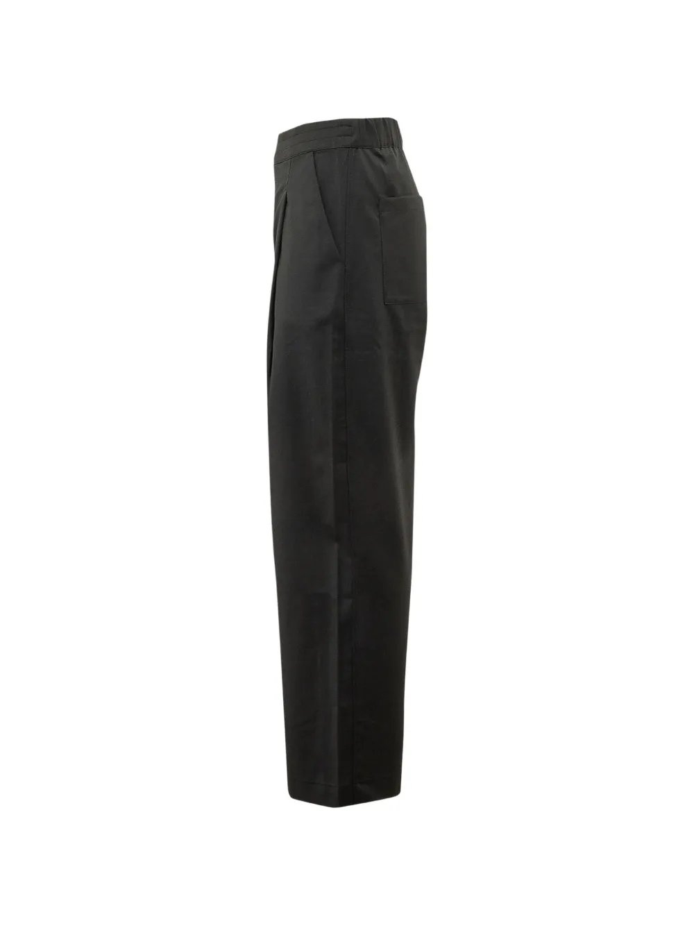 A Paper Kid Geplooide pantalon Zwart