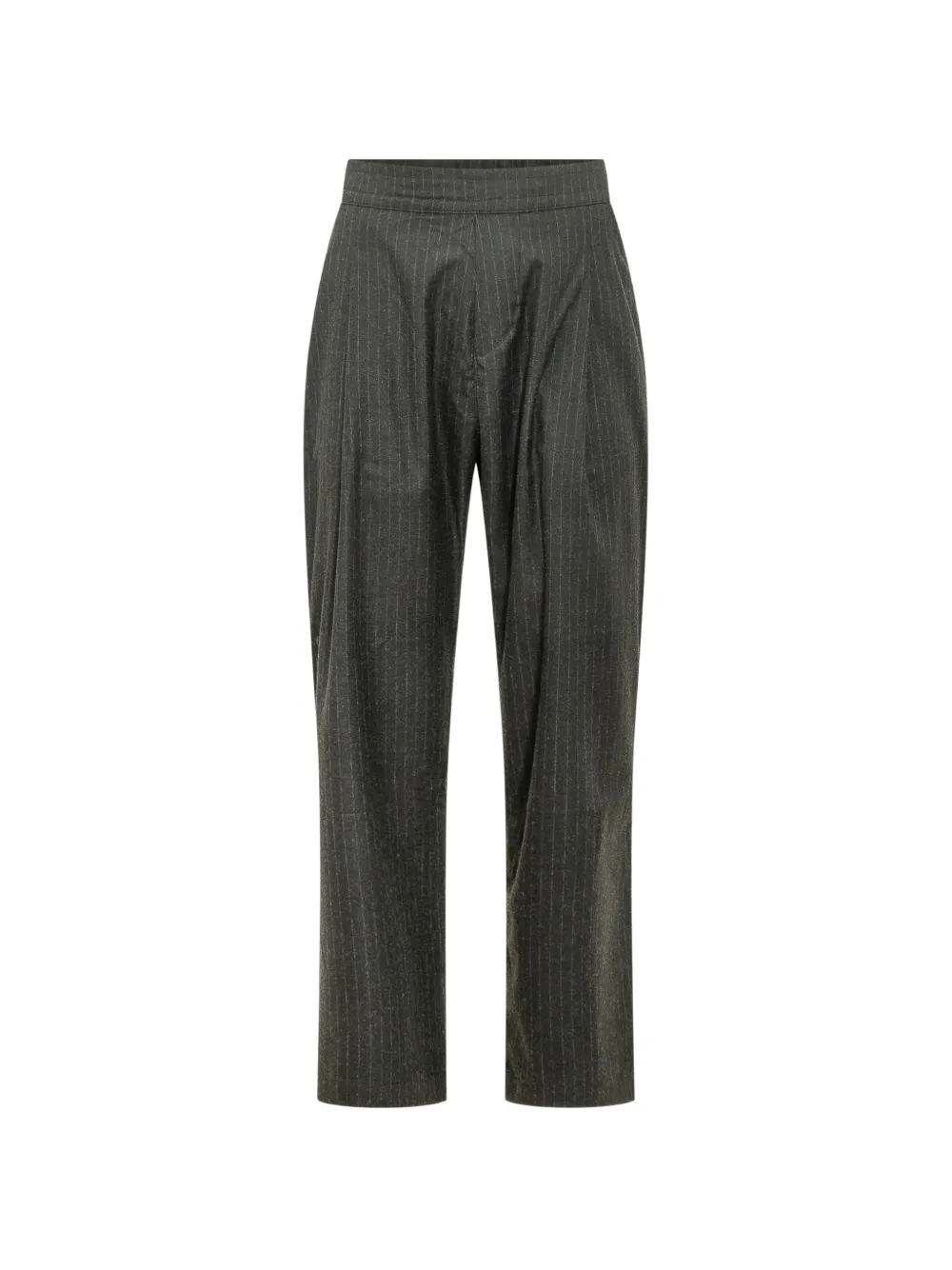 A Paper Kid pinstripe-pattern pleated trousers - Gris
