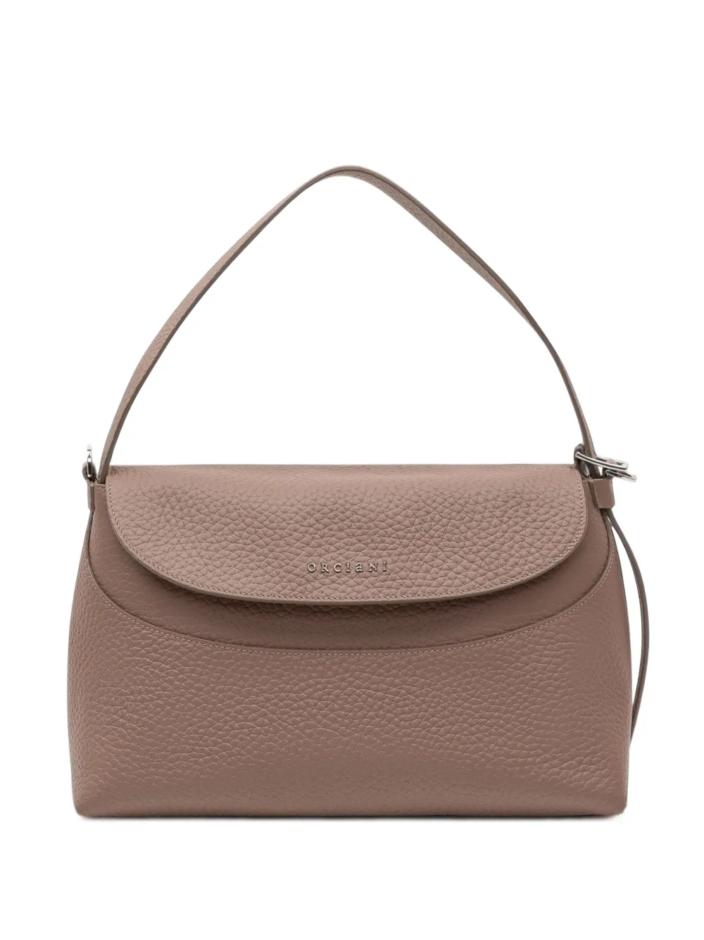 Orciani medium Nana Soft grained calf leather shoulder bag - Marrone