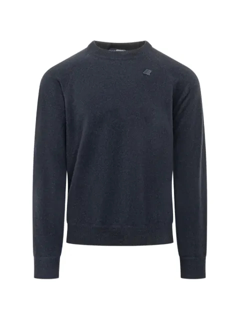 K-Way logo-patch raglan-sleeve sweater