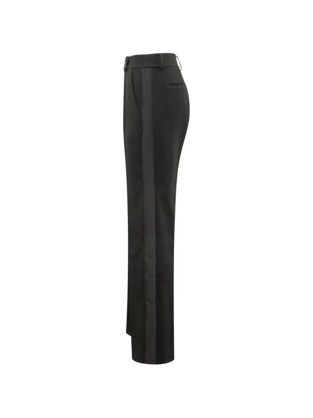 Michael Kors Slim-fit broek met satijnen streep Zwart