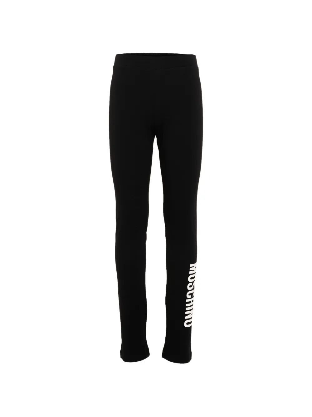 Moschino Kids logo-print leggings - Nero