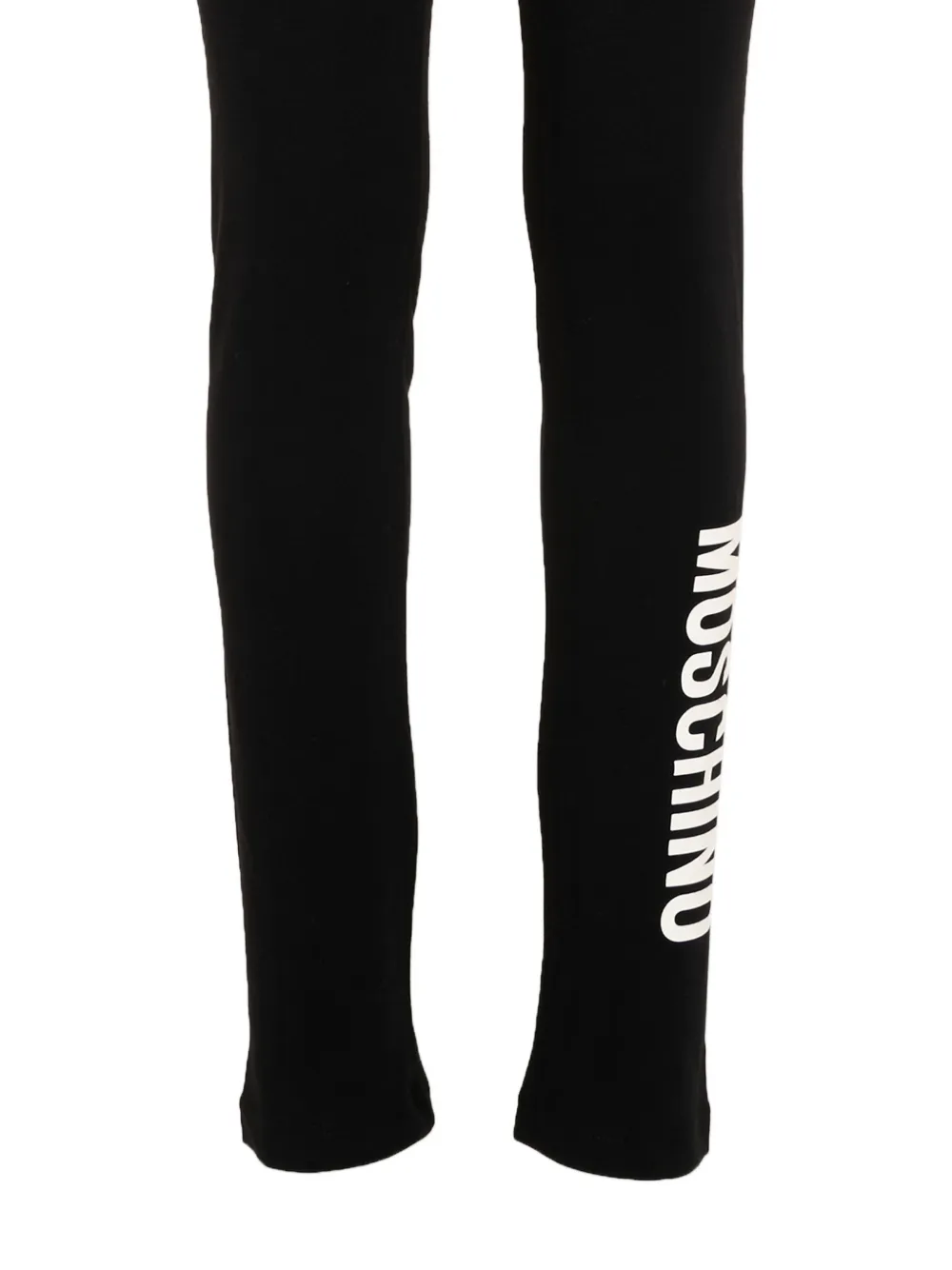 Moschino Kids Legging met logoprint Zwart