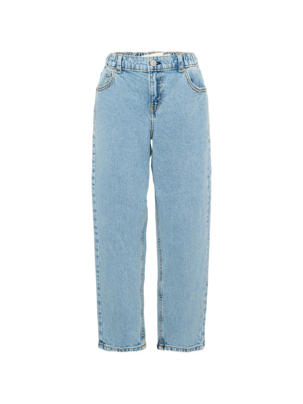 Levi's Kids elasticated-waist slit-hem jeans - Blu