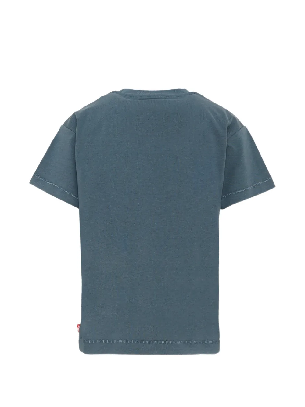 Levi's Kids logo-embroidered T-shirt Blauw