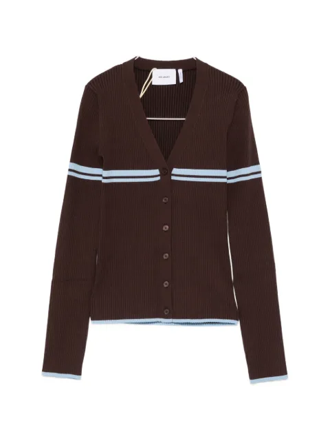Axel Arigato Fleur ribbed stripe-detail cardigan