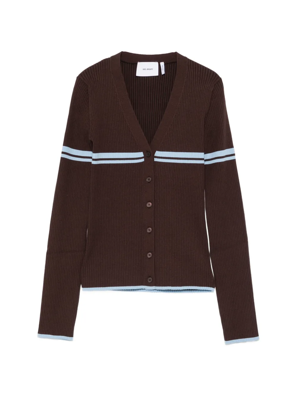 Axel Arigato Fleur ribbed stripe-detail cardigan