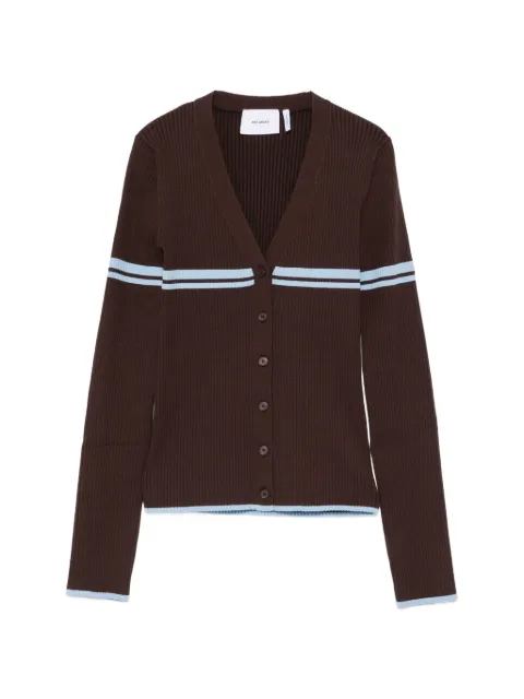 Axel Arigato Fleur ribbed stripe-detail cardigan