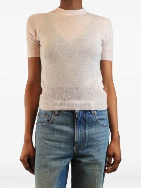 JOSEPH short-sleeved cashmere t-shirt