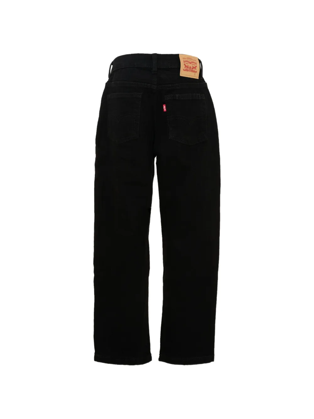 Levi's Kids loose taper jeans Zwart