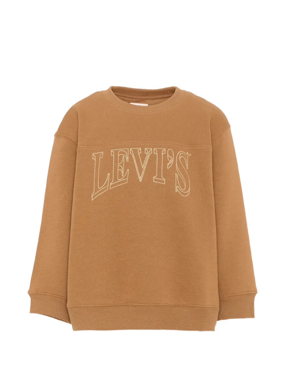 Levi's Kids logo-embroidered sweatshirt - Marrone