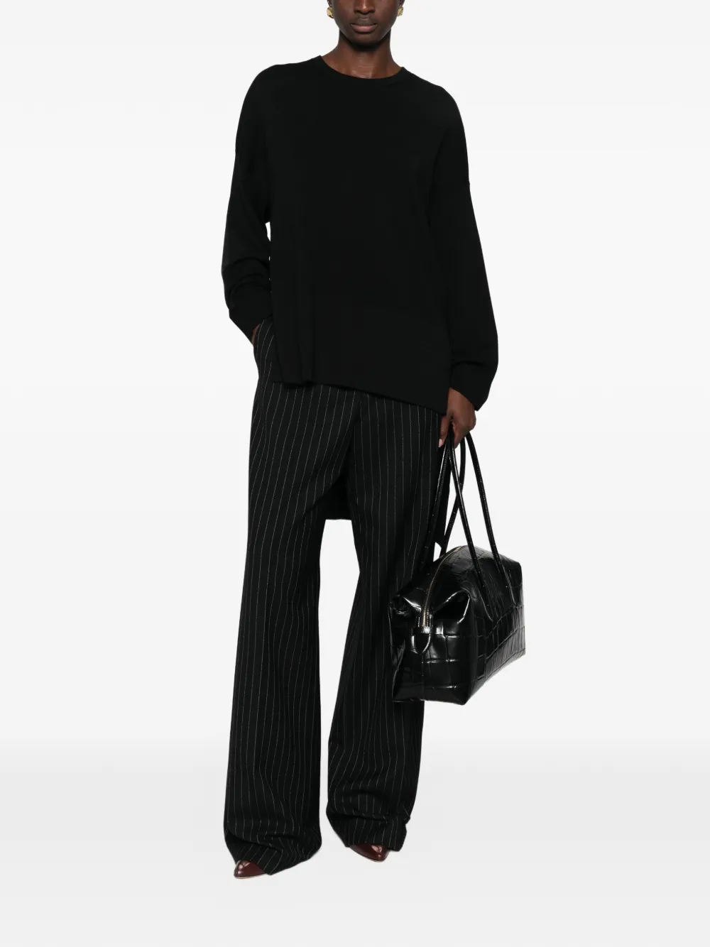TOM FORD Trui met ronde hals Zwart