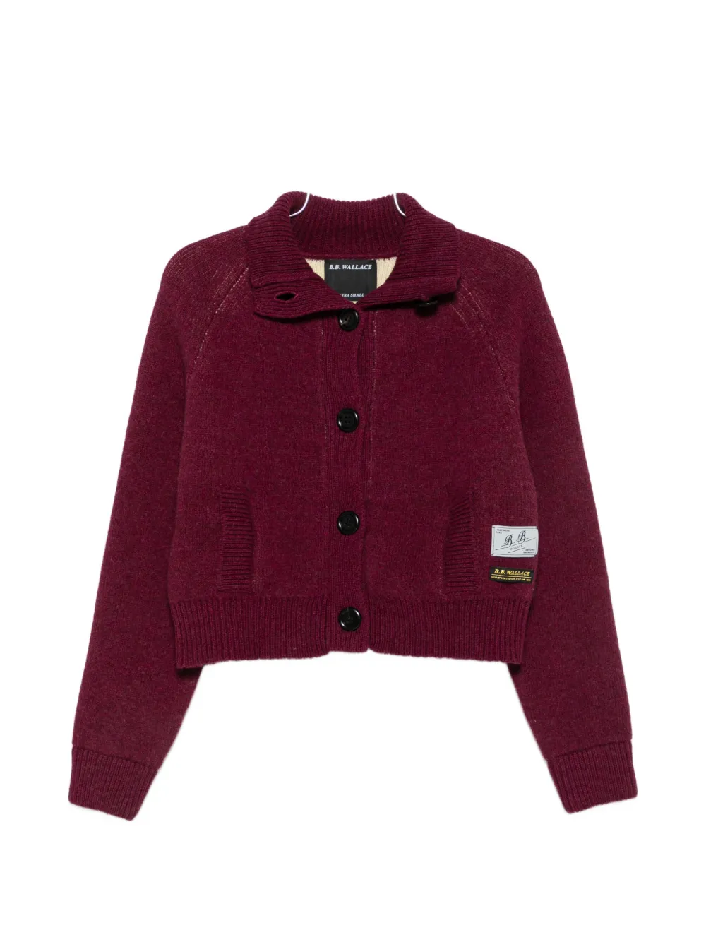 B.B. Walace Hesse button-up raglan-sleeve cardigan