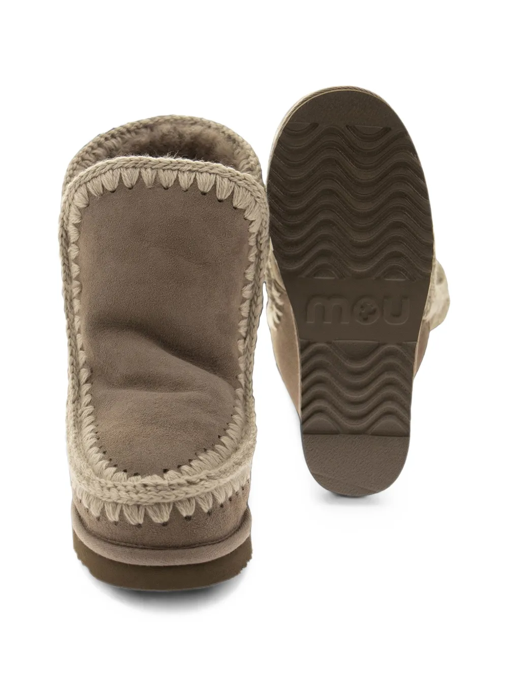 Mou crochet-trim ankle boots Bruin