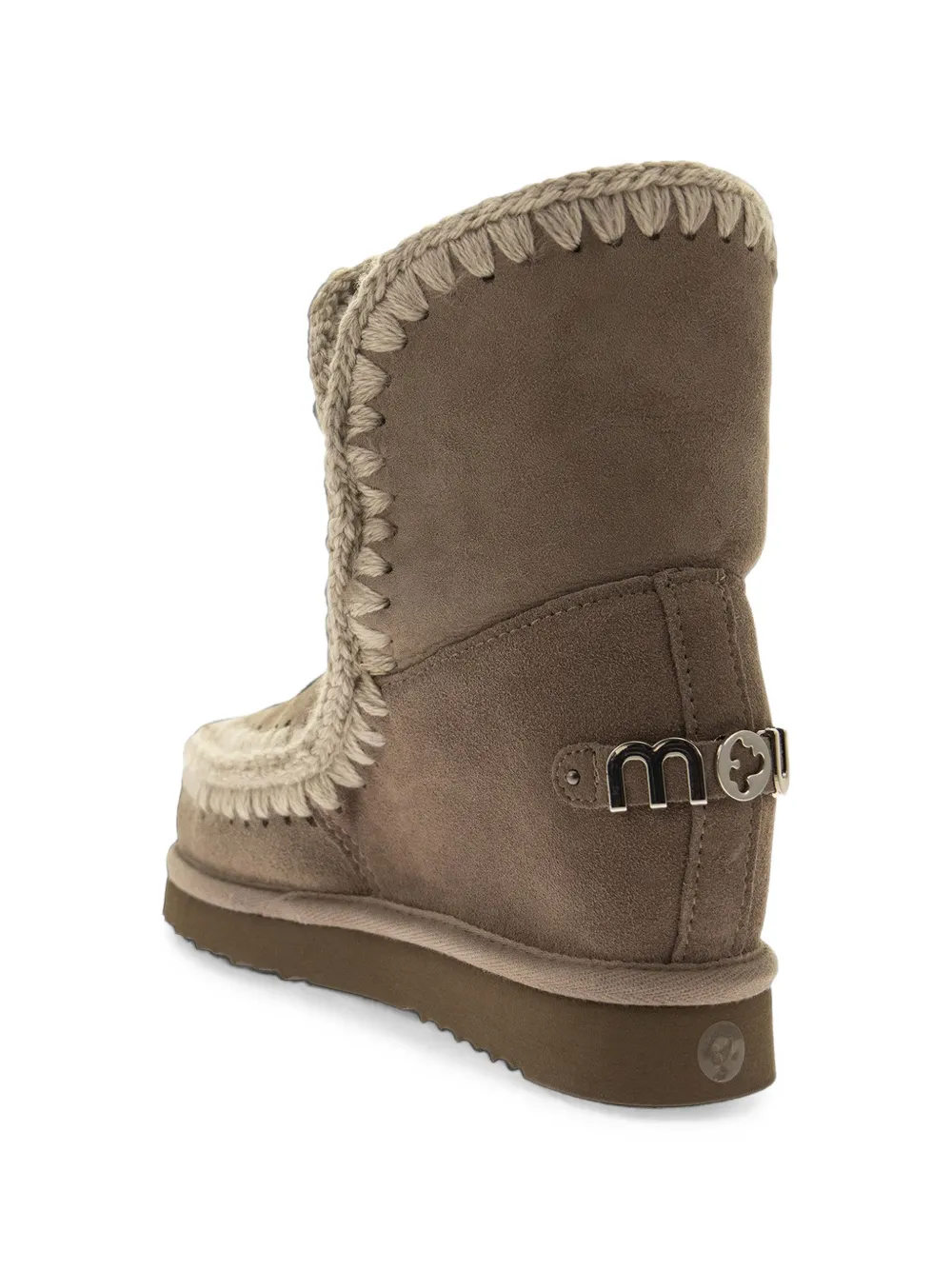 Mou crochet-trim ankle boots Bruin