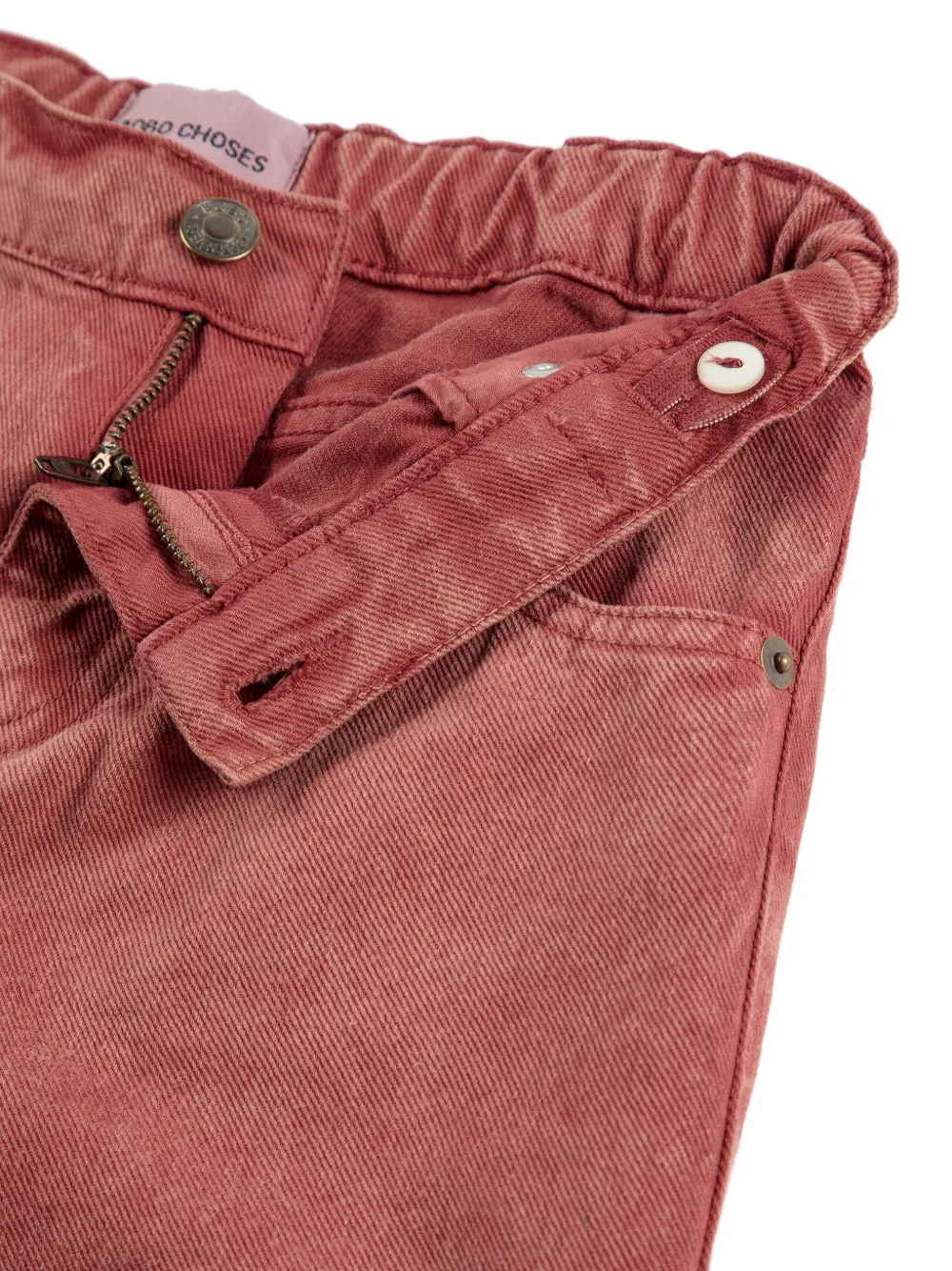Bobo Choses Jeans met logoprint Rood