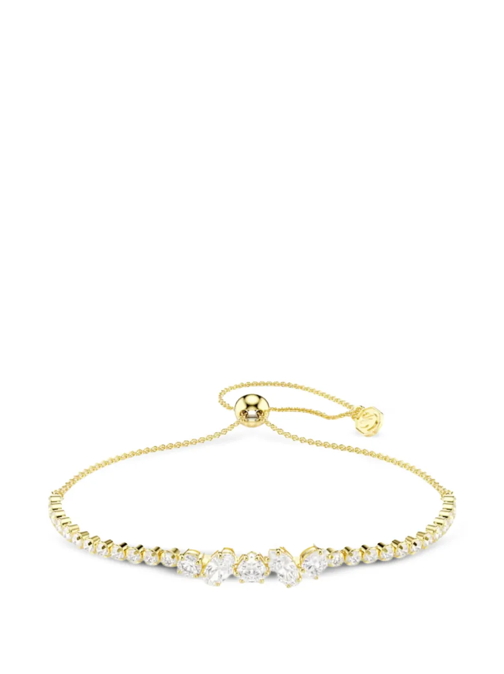 Swarovski crystal-embellished mixed-cut bracelet - Oro