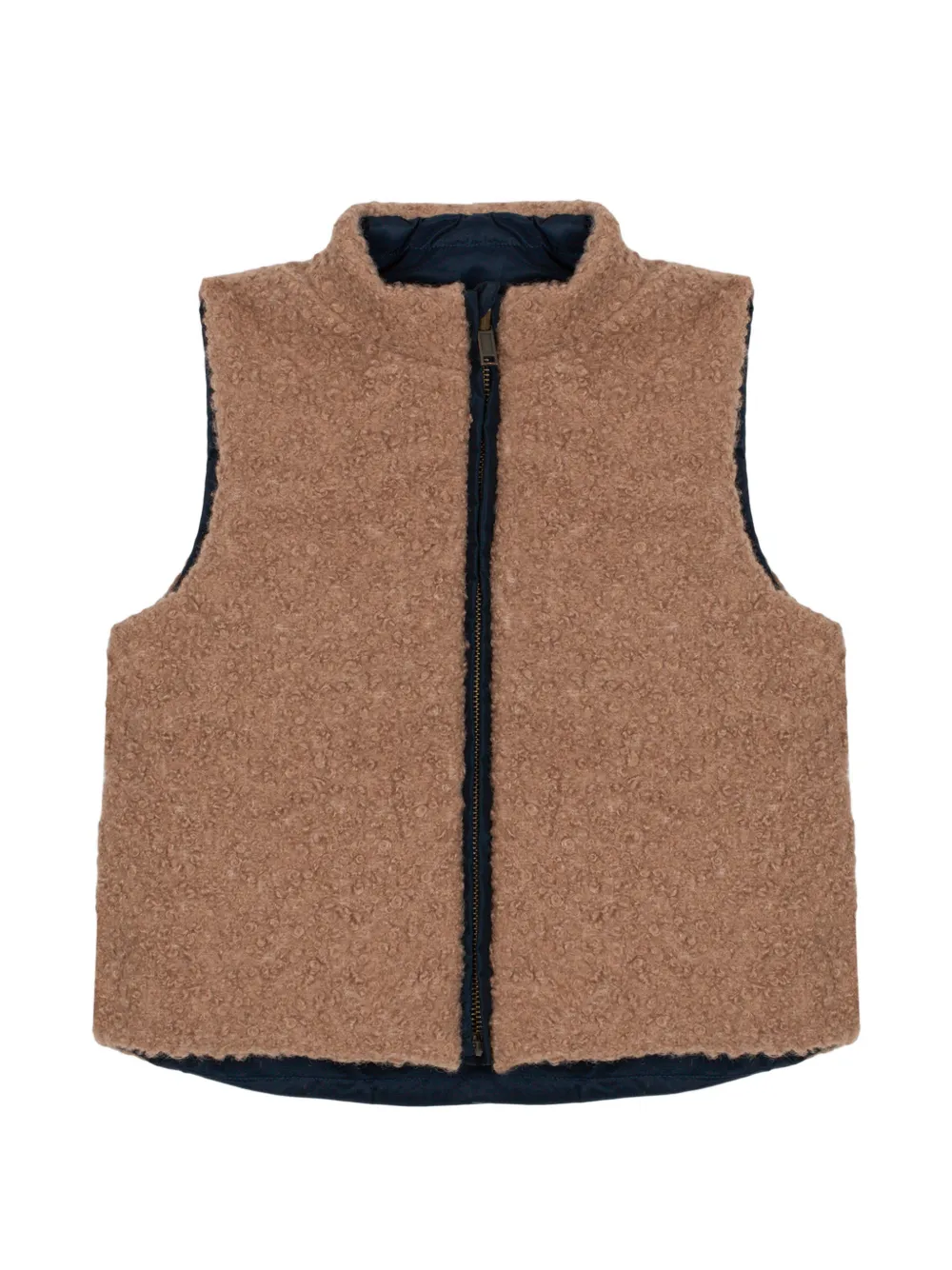 Patachou reversible quilted fleece jacket Blauw