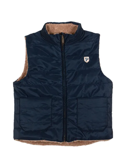 Patachou reversible quilted fleece jacket