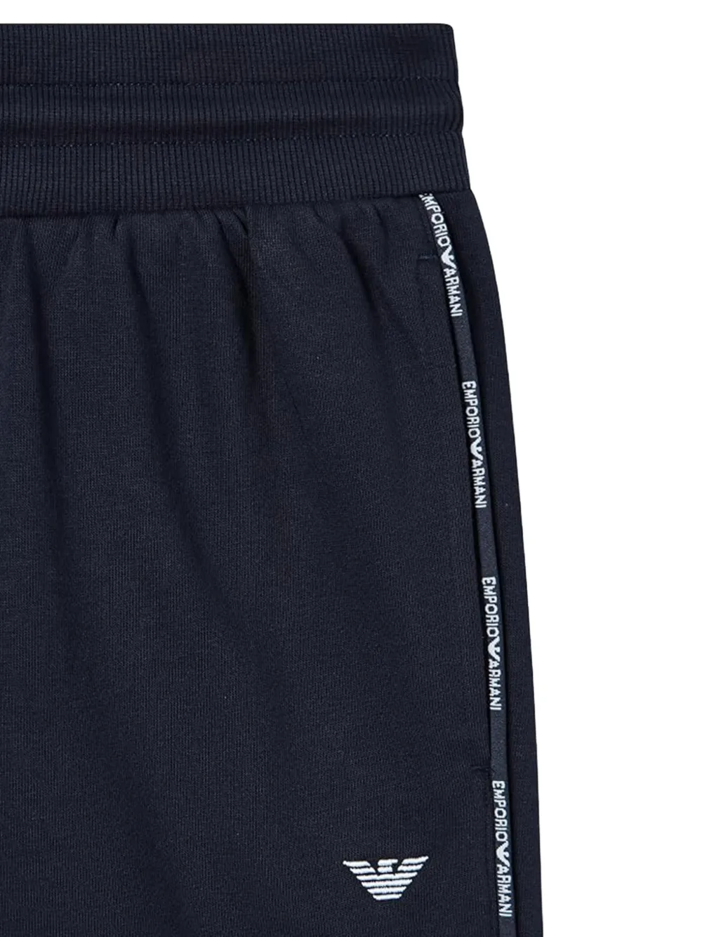 Emporio Armani Trainingsbroek met logoband Blauw