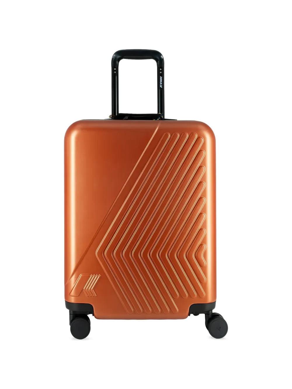 K Way Kids logo-embossed luggage bag - Arancione