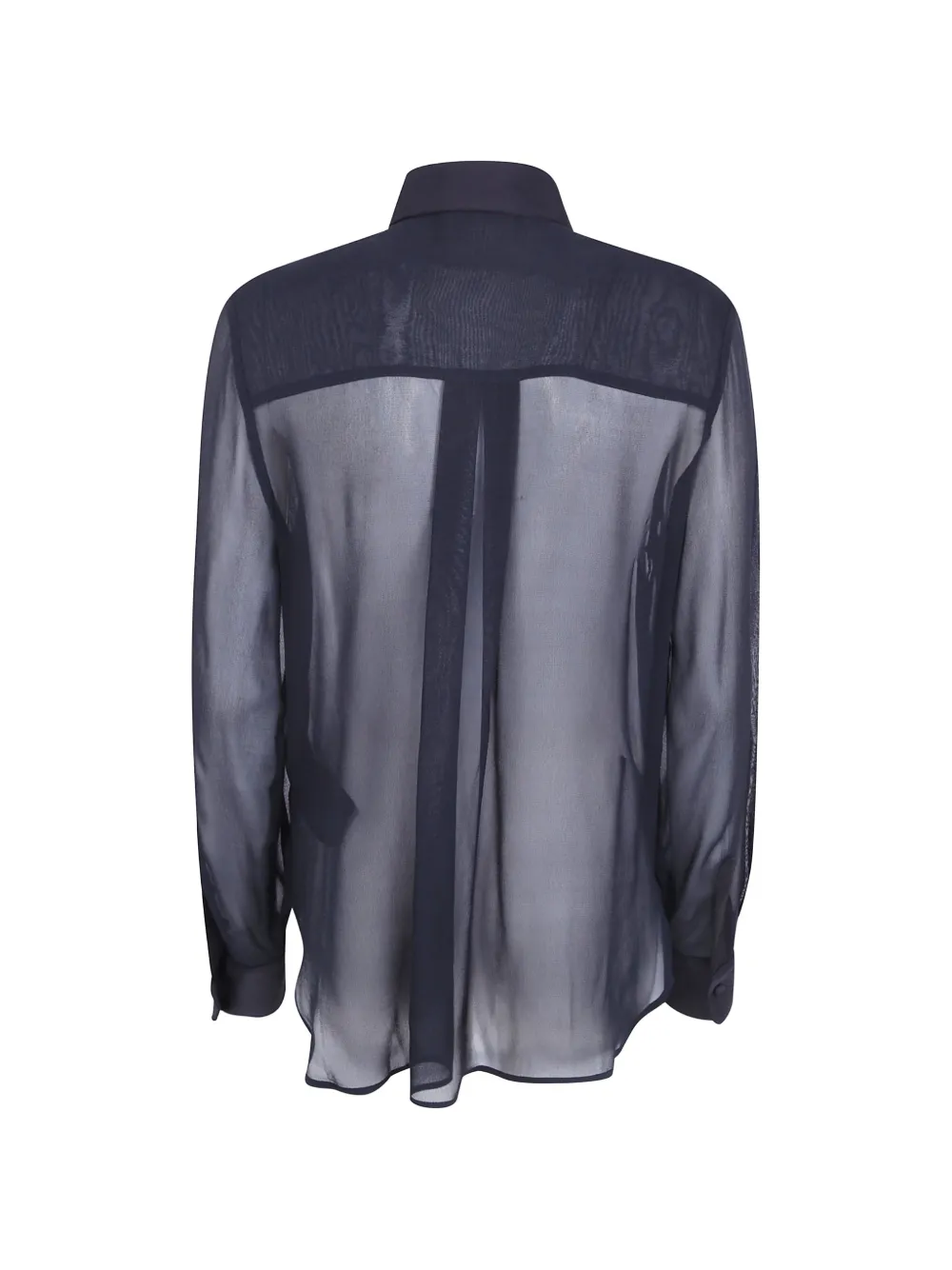 Semicouture Floelle doorzichtige blouse met knopen Zwart