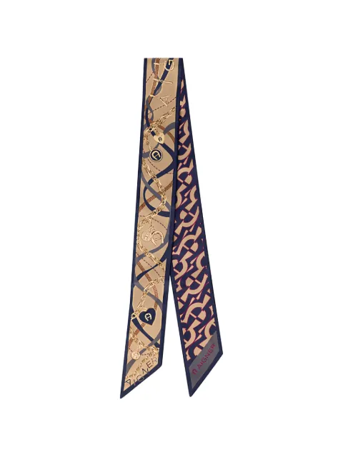 AIGNER Seasonal S monogram-print scarf