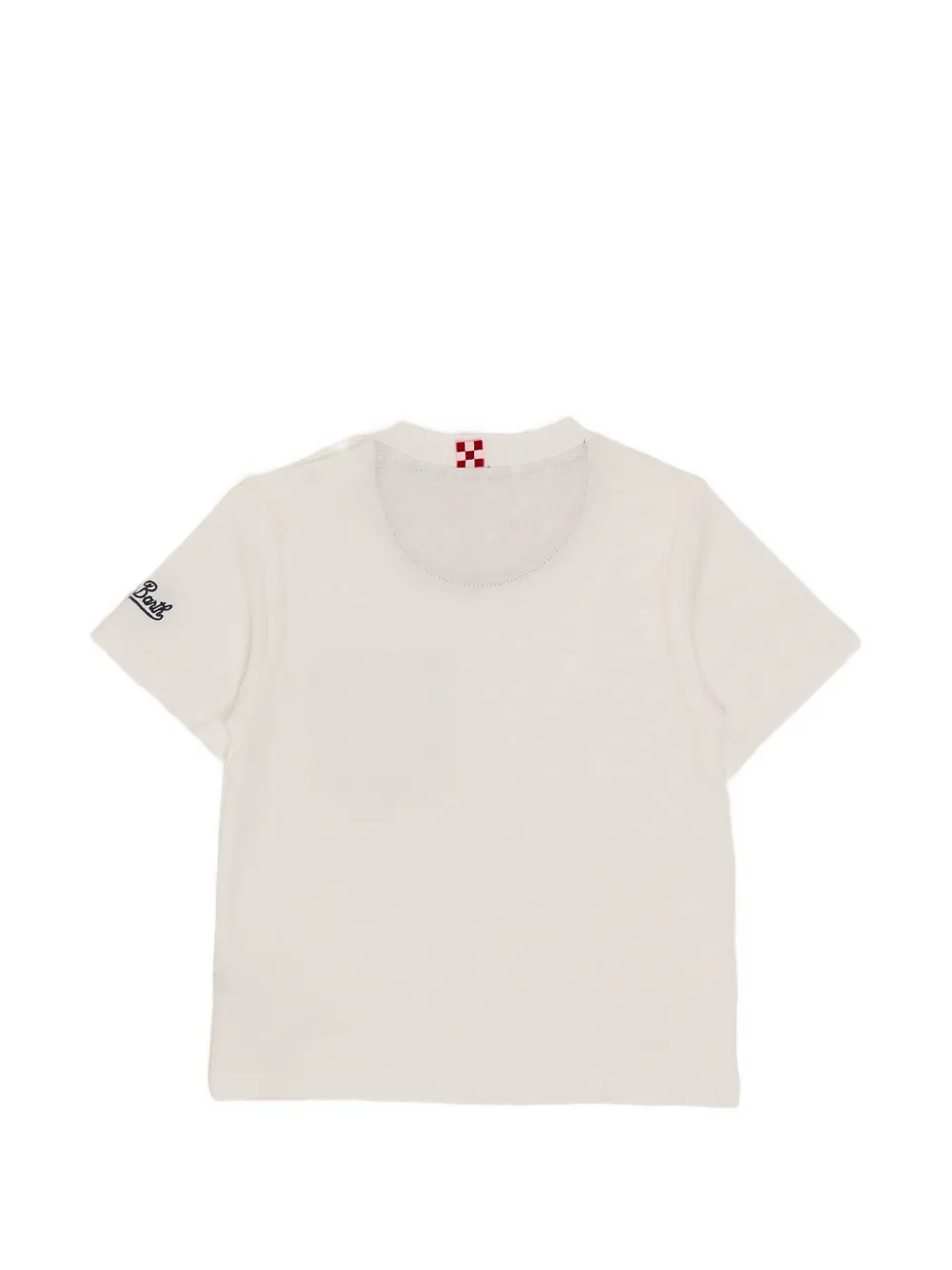 MC2 Saint Barth Kids T-shirt met kreeftpatroon Wit