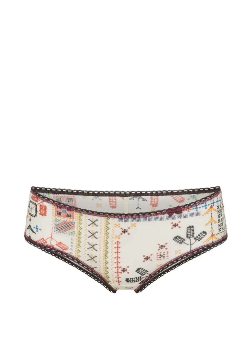 MOMONÌ Amaca slip met print Beige