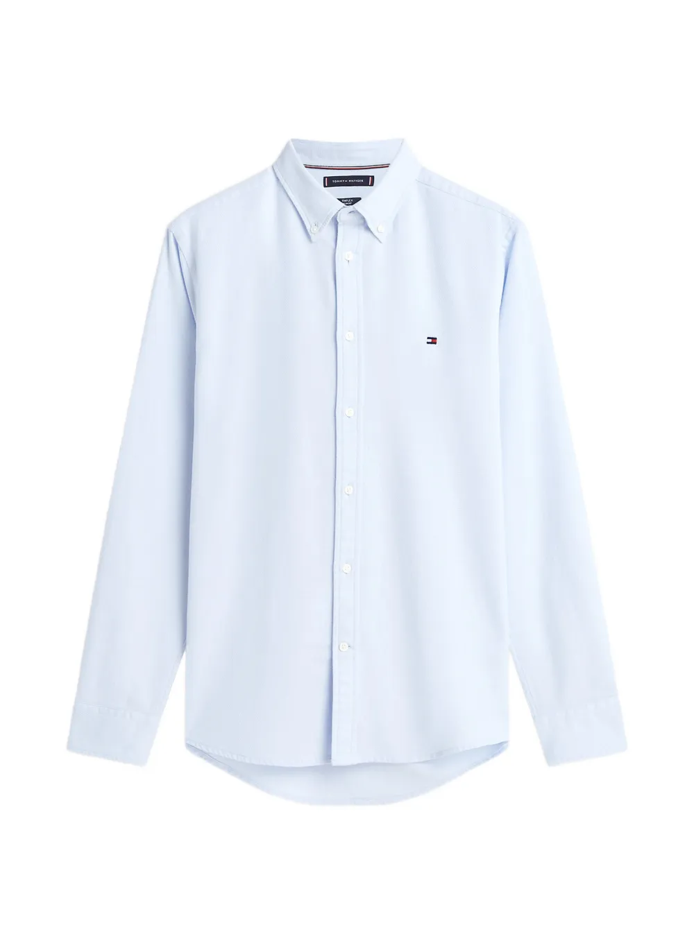 Tommy Hilfiger logo-embroidered button-down shirt - Blu