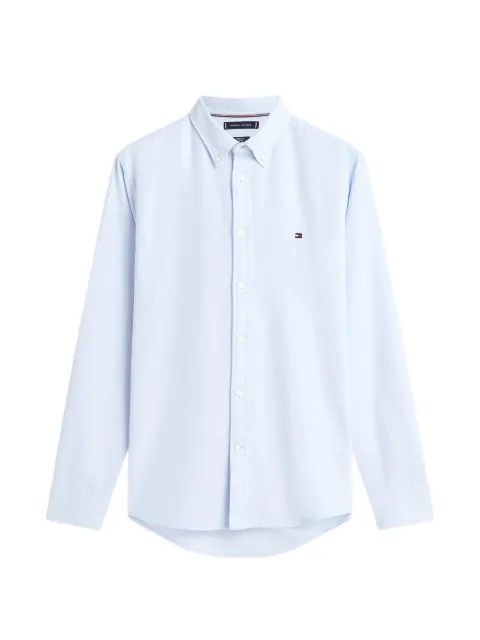 Tommy Hilfiger logo-embroidered button-down shirt