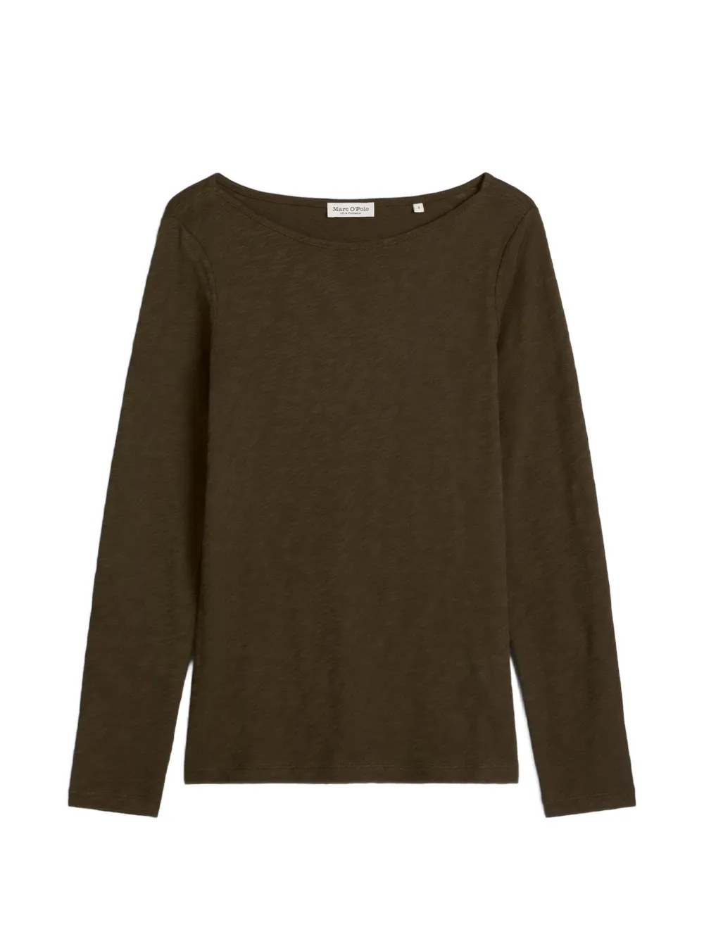 Marc O'Polo Submarine long-sleeve boat-neck T-shirt - Verde