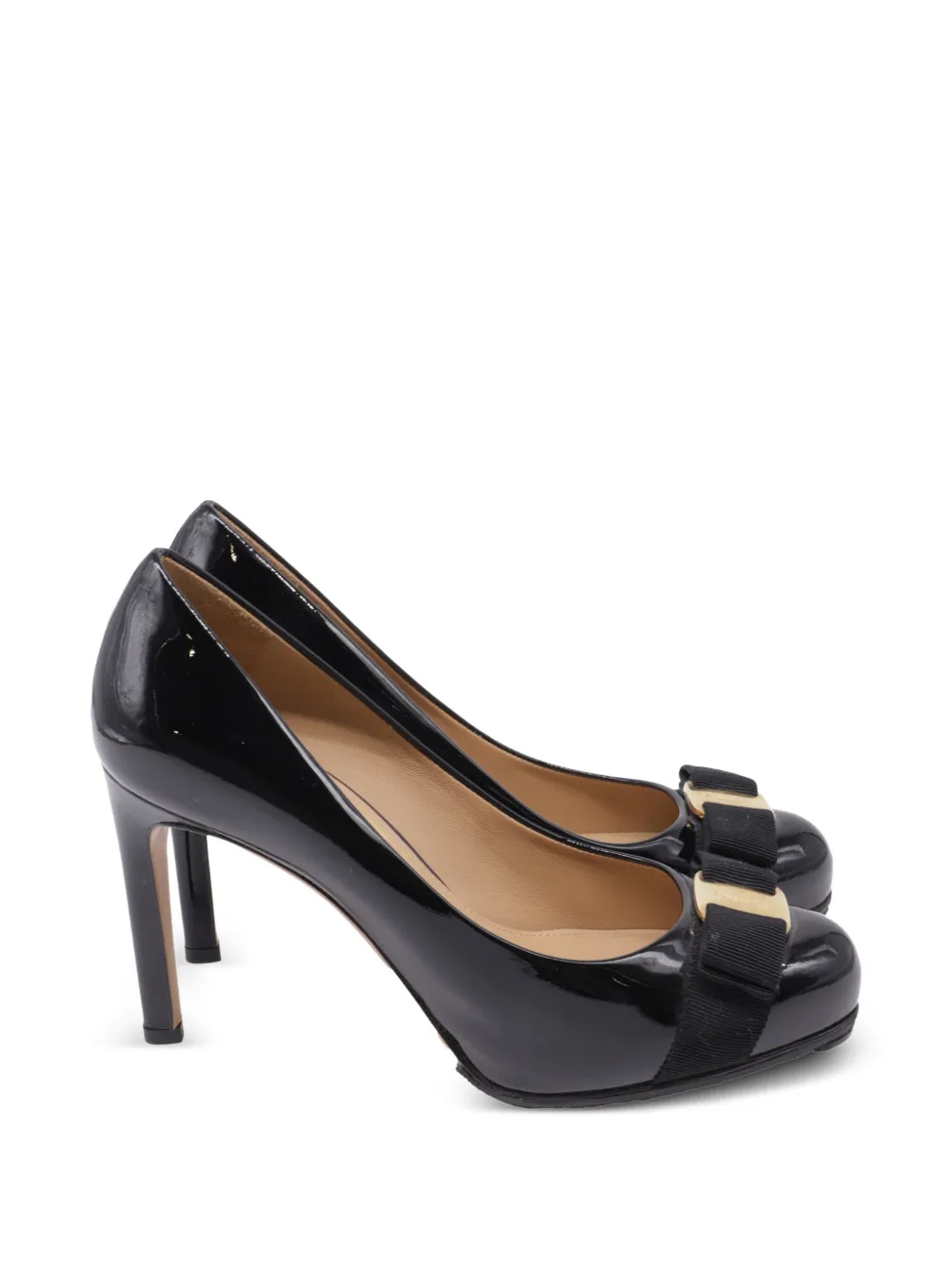 Ferragamo Pre-Owned Vara bow pumps - Nero