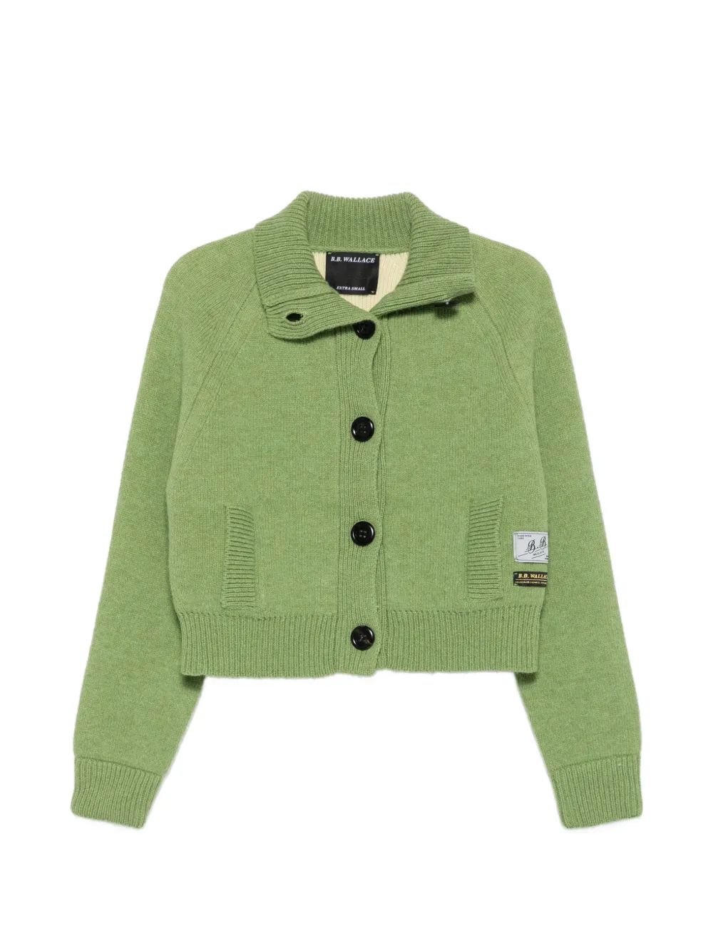 B.B. Walace Hesse button-up raglan-sleeve cardigan