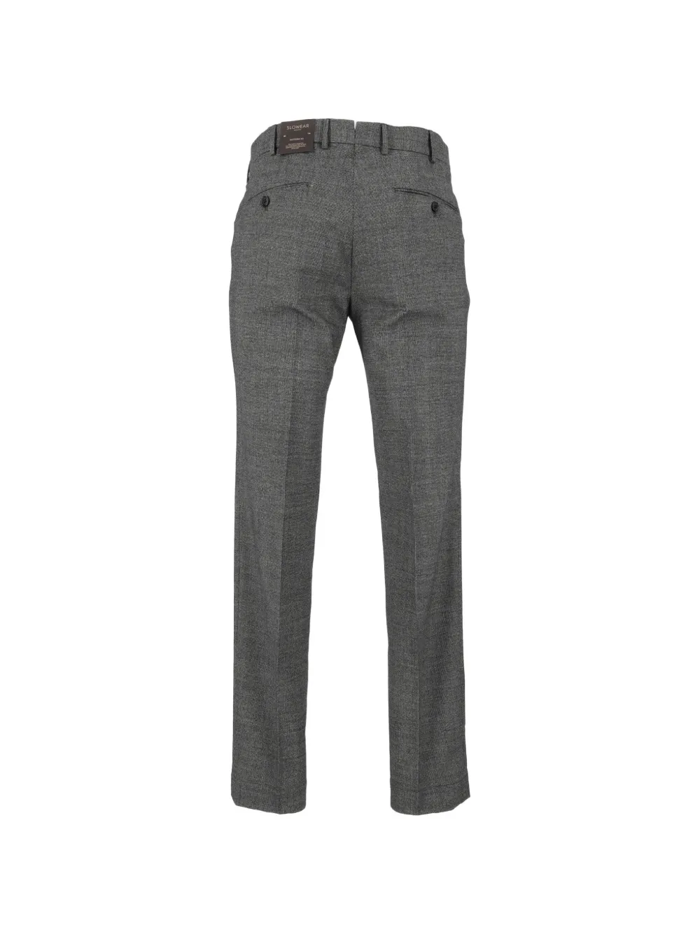 Incotex pressed-crease tailored trousers Grijs