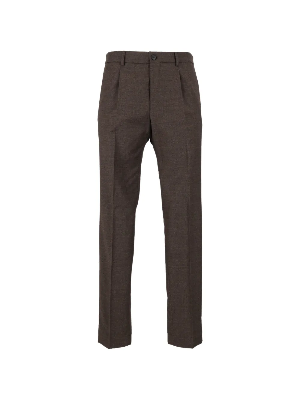 Incotex pleated wool-blend trousers