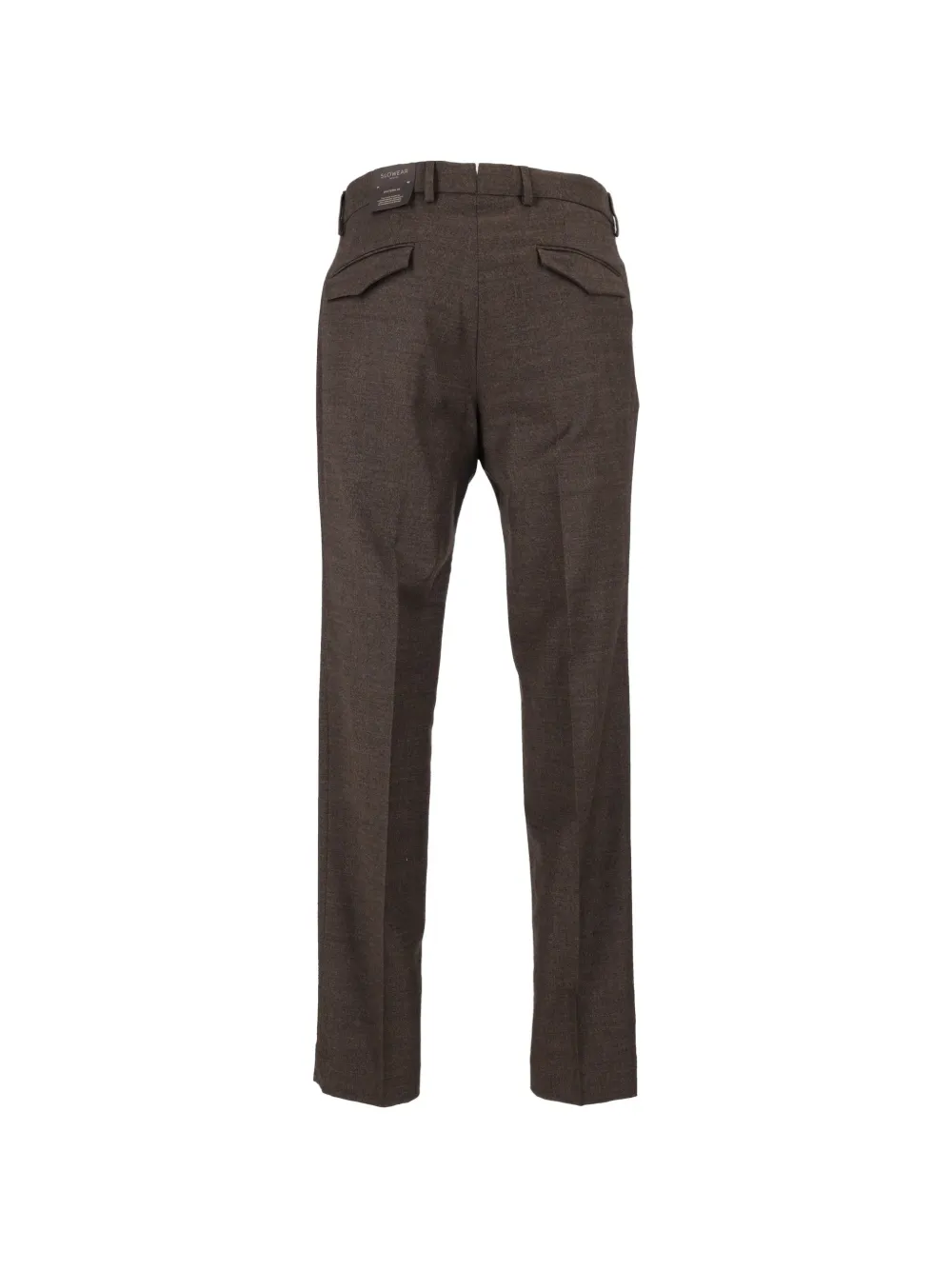 Incotex pleated wool-blend trousers Bruin