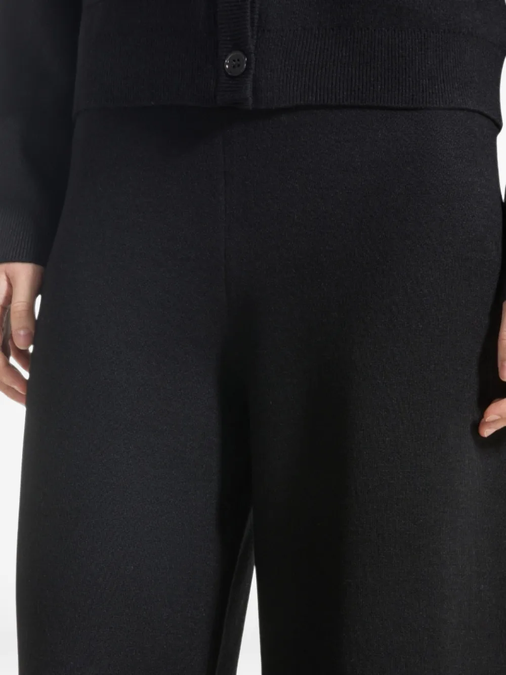 Seventy Broek met wijde pijpen Zwart